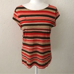 Talbots Medium Beautiful Striped Top